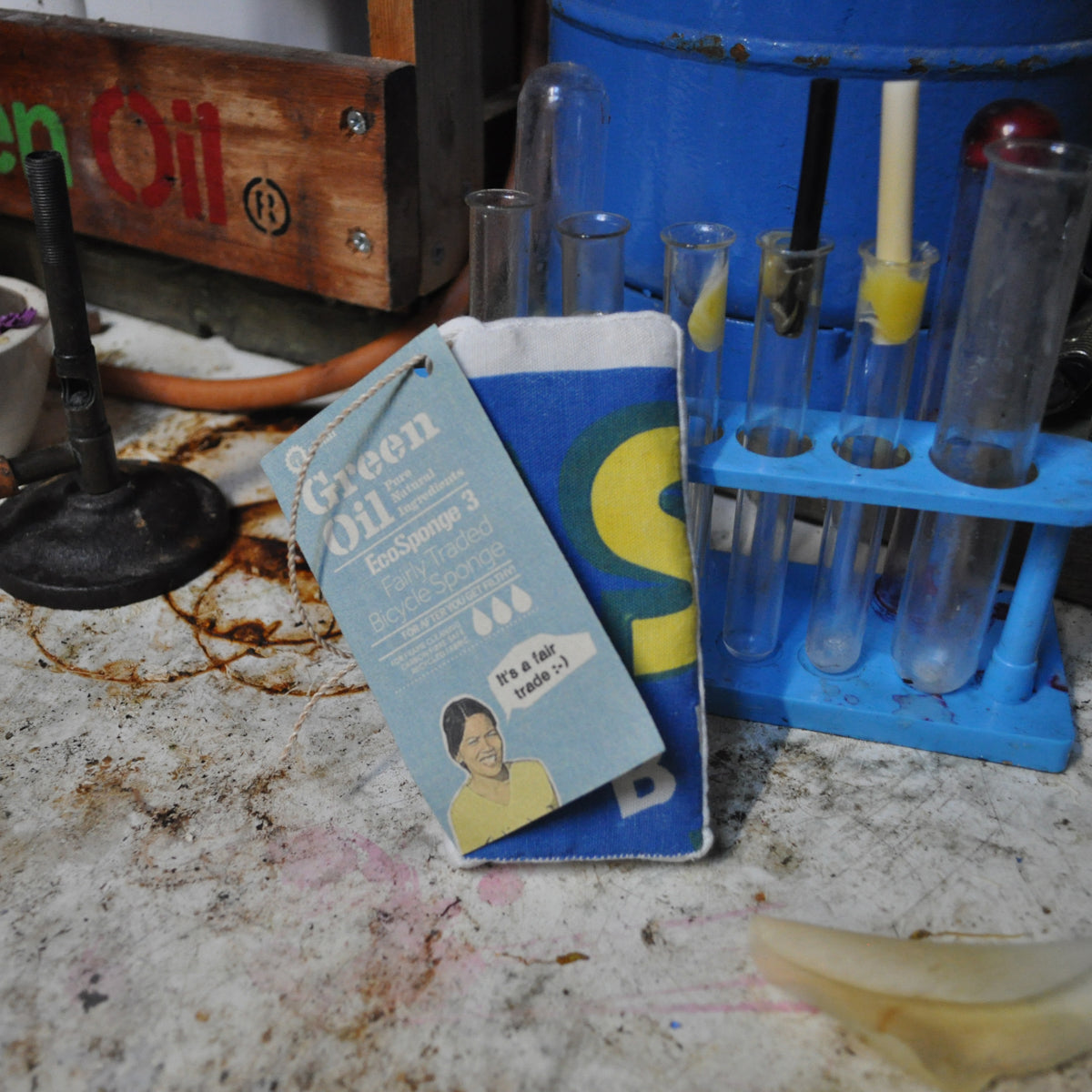 Green Oil EcoSponge - Sustainable Bike Cleaning Solution