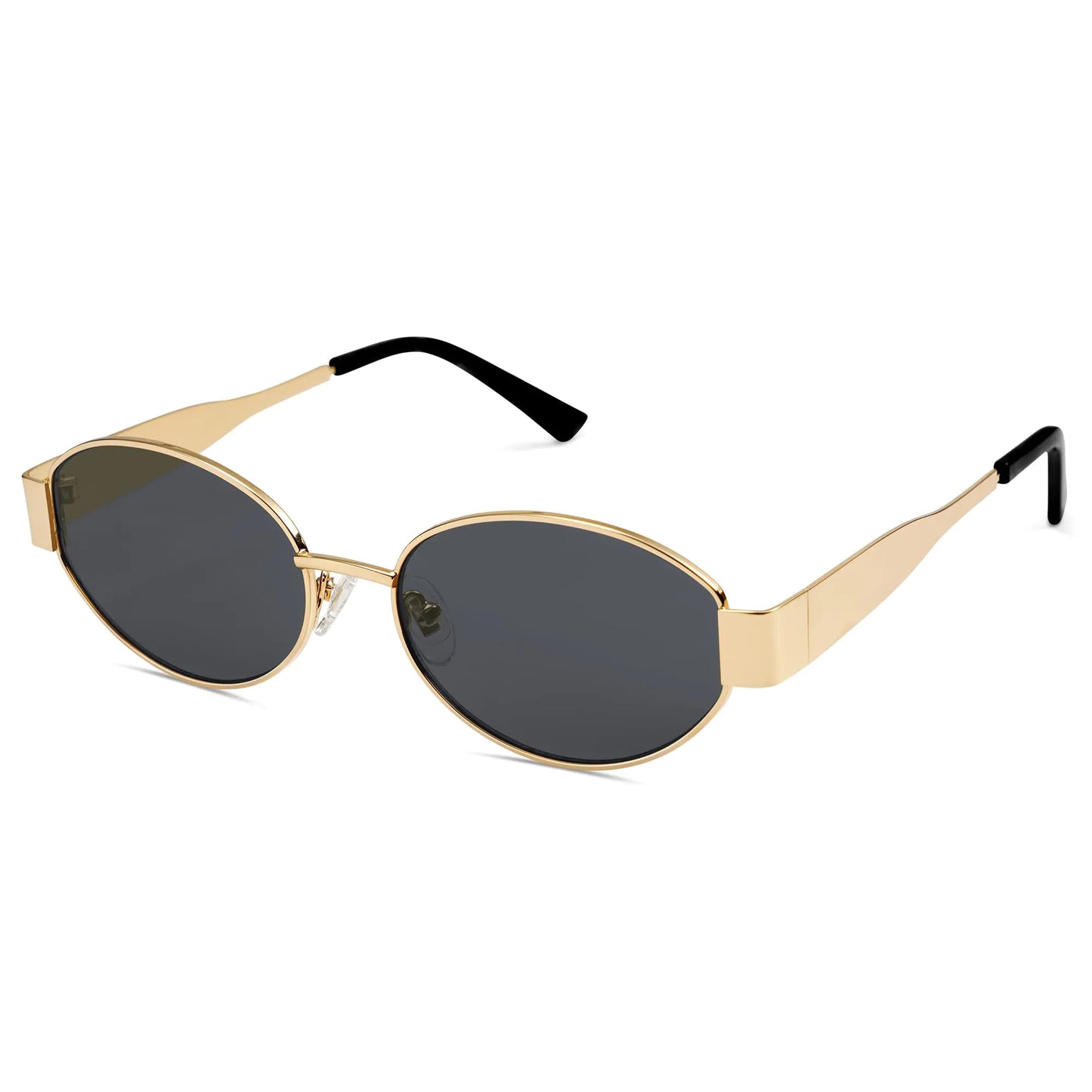 Lunettes de soleil ovales rétro SOJOS - Protection classique UV400