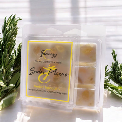 Empower Your Spirit with Solar Plexus Chakra Crystal Wax Melts - Korvel