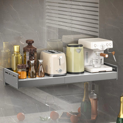 LEMYEF Stainless Steel Adjustable Wall Rack - Multifunctional Storage Solution