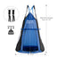 2-in-1 40 Inch Kids Hanging Chair Swing Tent Set - Blue