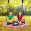 Ensemble de tente de balançoire suspendue 2-en-1 pour enfants - Rose