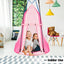 Ensemble de tente de balançoire suspendue 2-en-1 pour enfants - Rose
