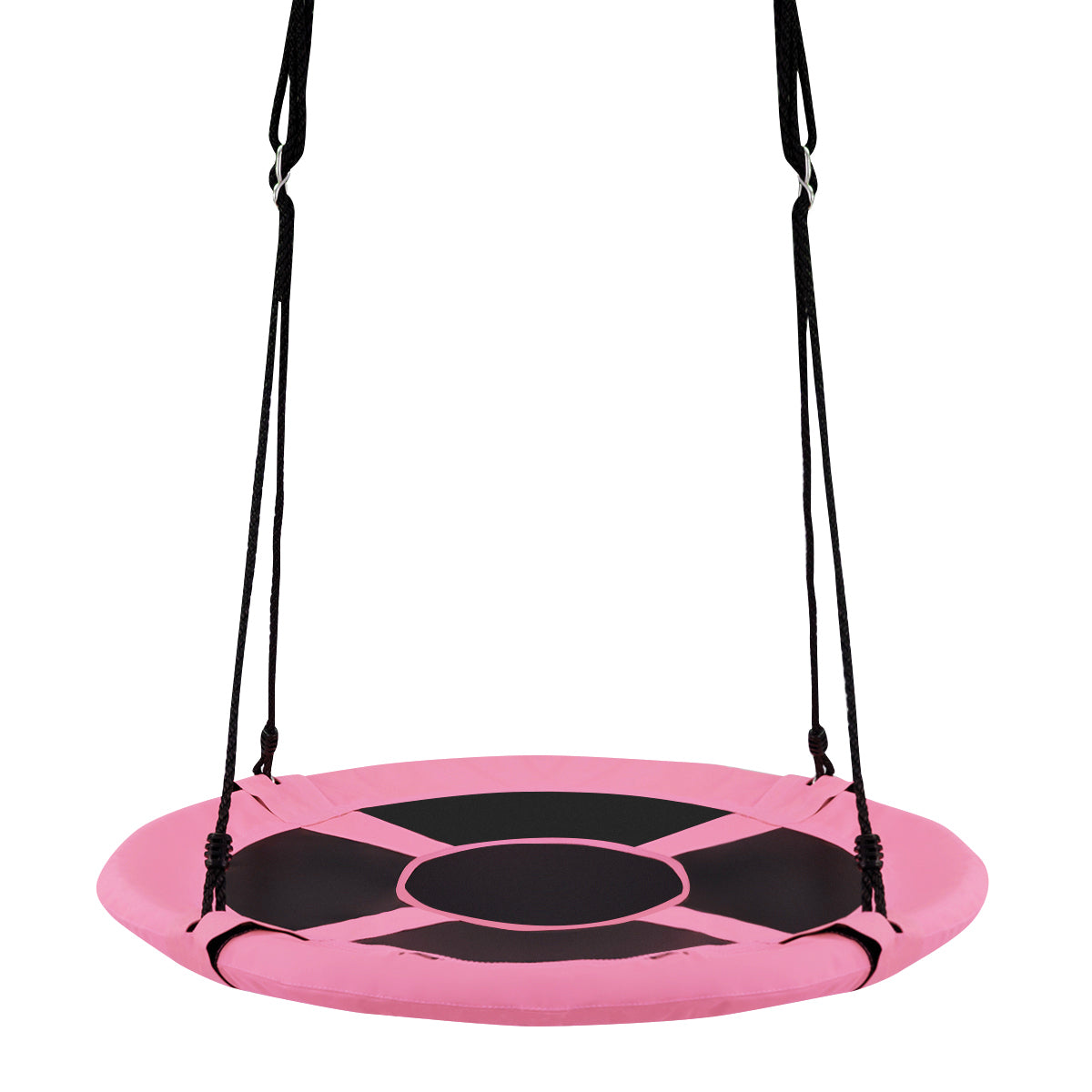 Ensemble de tente de balançoire suspendue 2-en-1 pour enfants - Rose