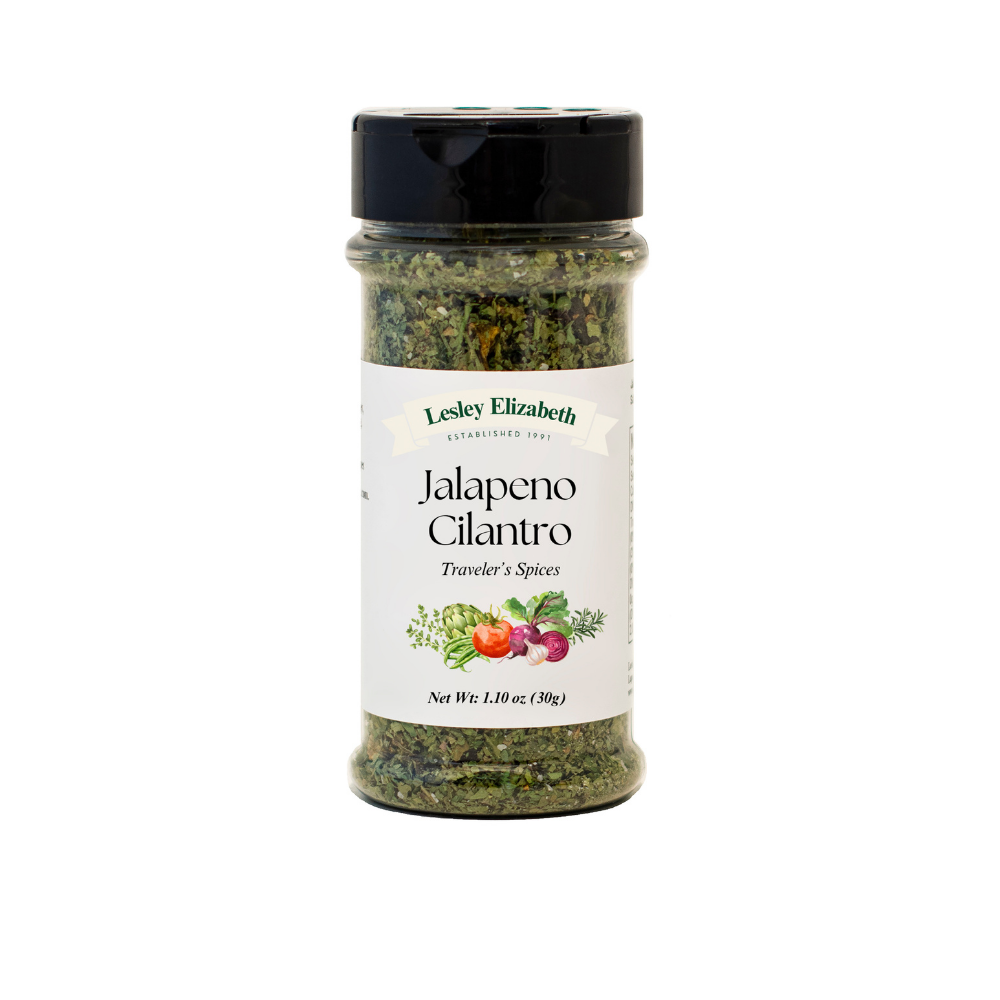 Especias Viajeras de Jalapeño y Cilantro Lesley Elizabeth, 250mL
