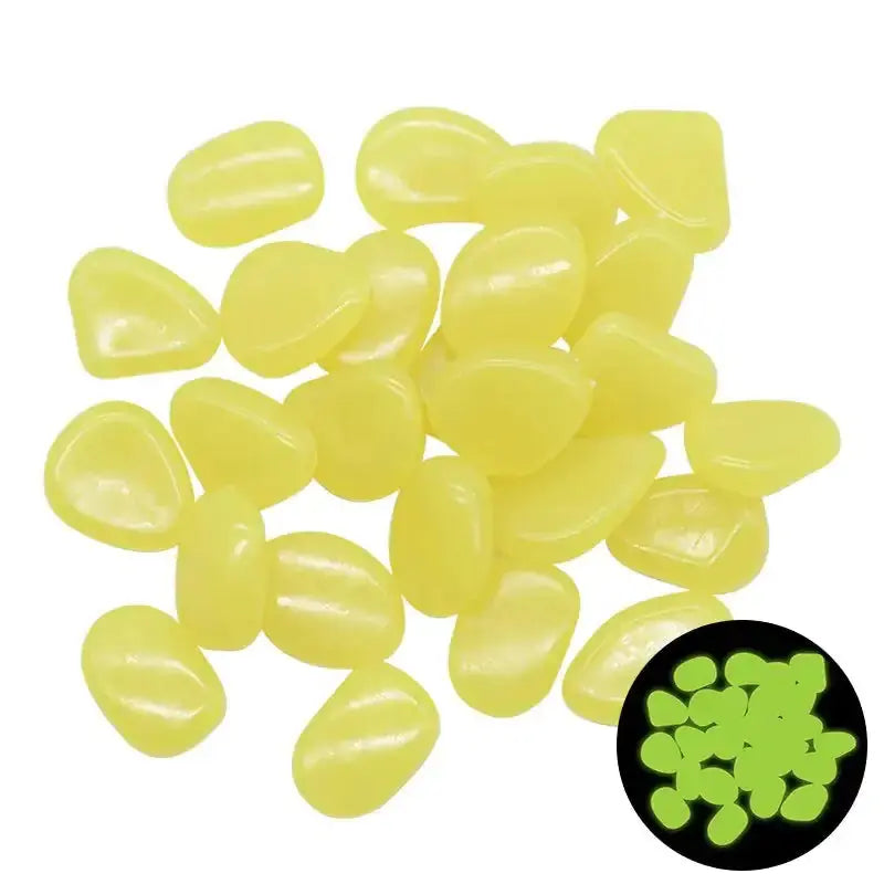 Galets Lumineux dans le Noir pour le Jardin
