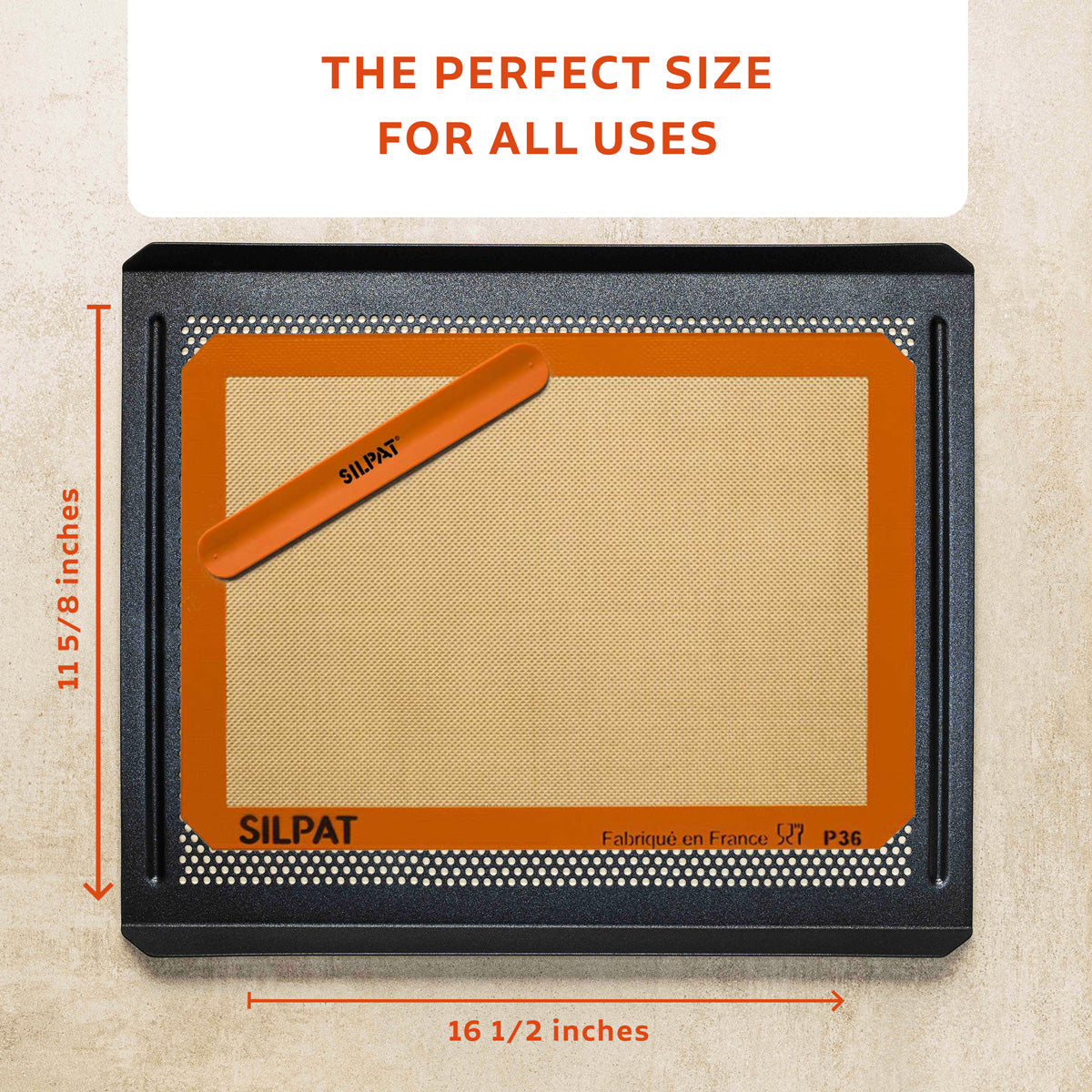 Silpat Half Size Baking Mat & Sil-band - Korvel