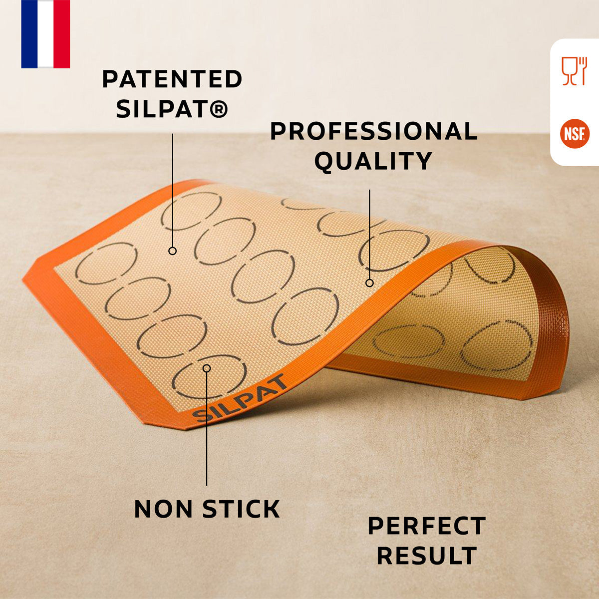 Silpat Macaron Baking Mat - Korvel