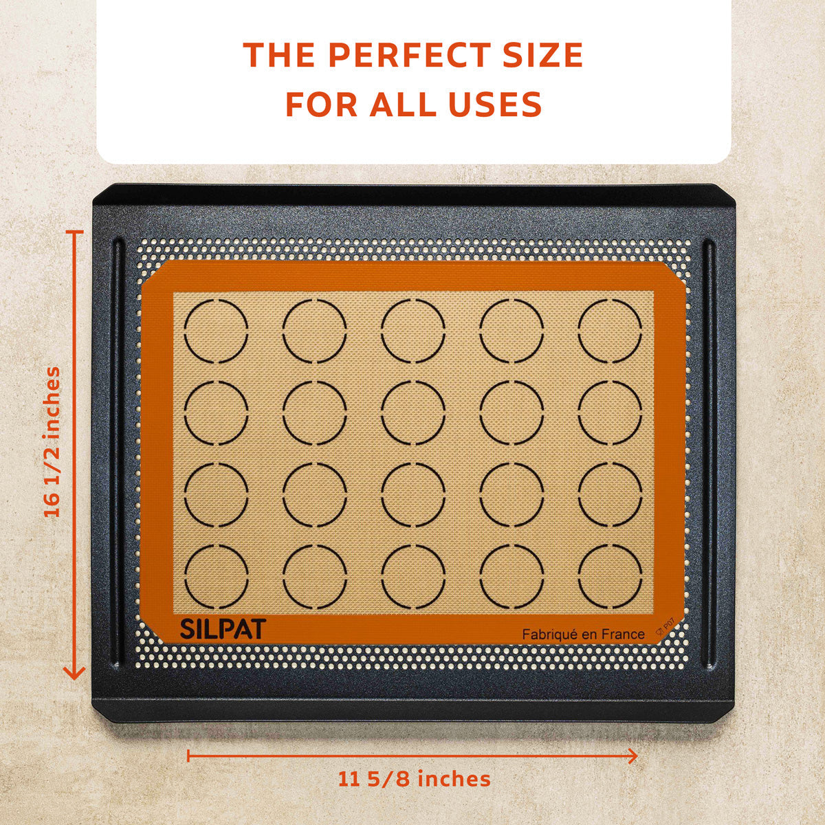 Silpat Macaron Baking Mat - Korvel
