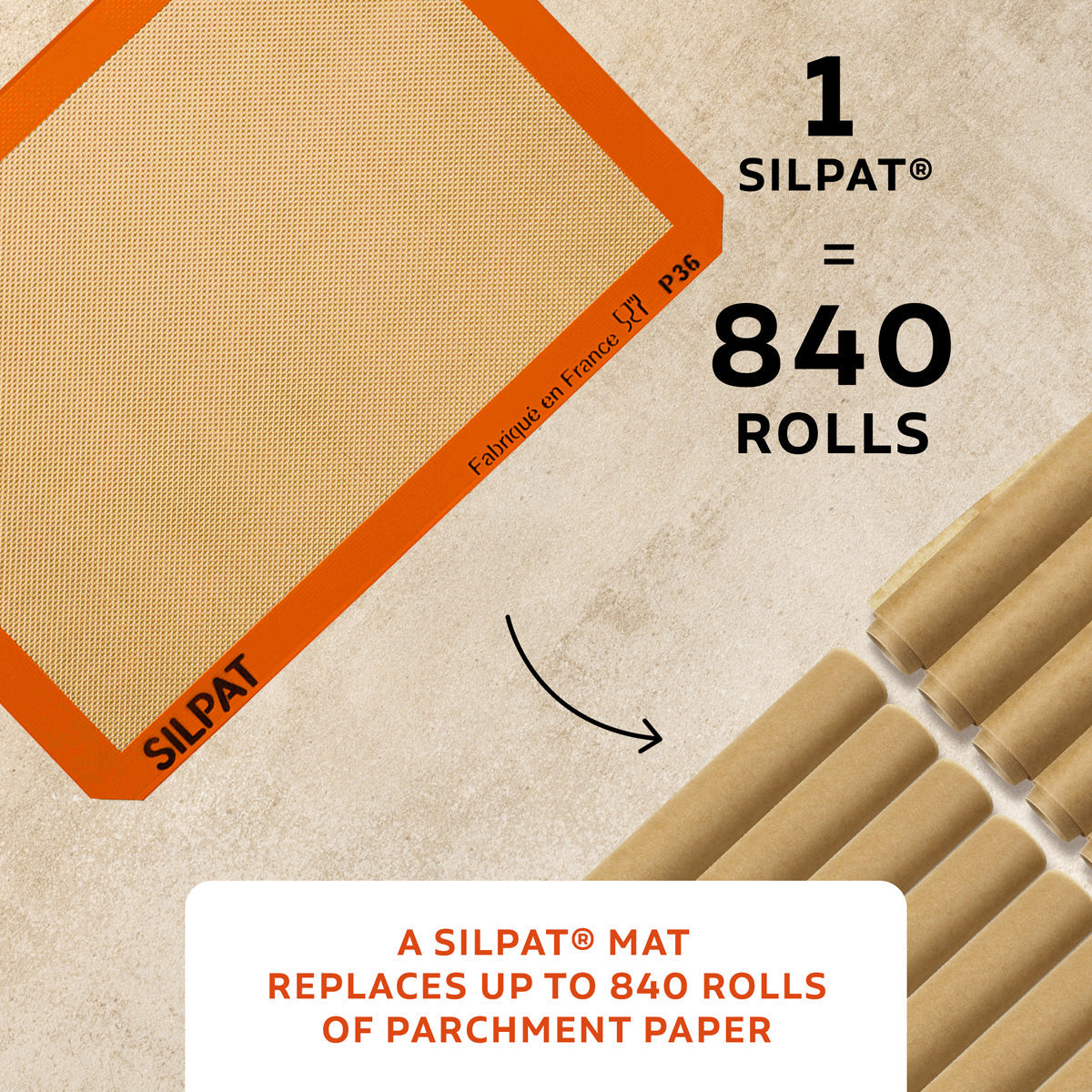 Silpat Medium Size Baking Mat - Korvel