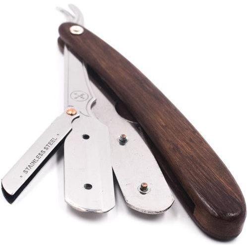 Parker SRDW Dark Sheesham Wood Handle Shavette Razor