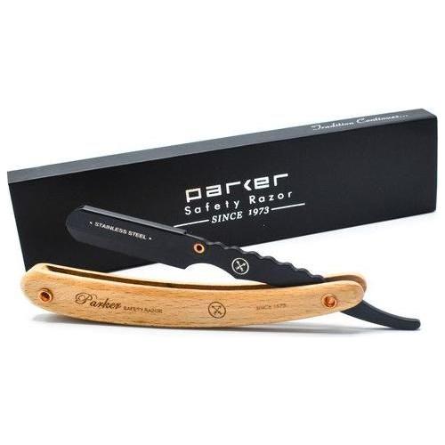 Rasoir de barbier Parker SRPBA à clip en bois de pin