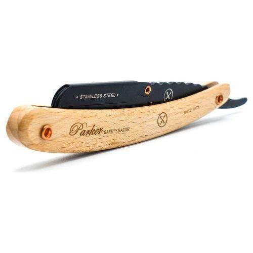 Rasoir de barbier Parker SRPBA à clip en bois de pin