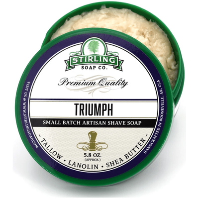 Collection de rasage Triumph de Stirling Soap Co.