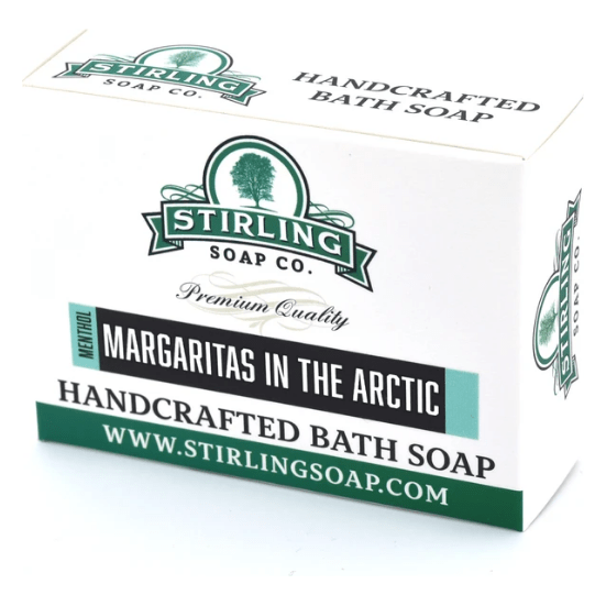 Jabón de baño mentolado Margaritas en el Ártico de Stirling Soap Co. 5.5 Oz