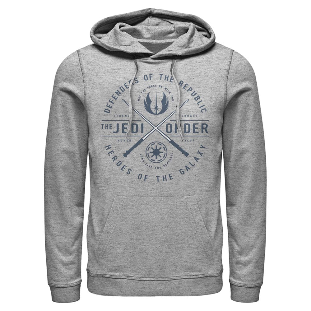 Hoodie léger avec emblème des sabres de Star Wars pour hommes