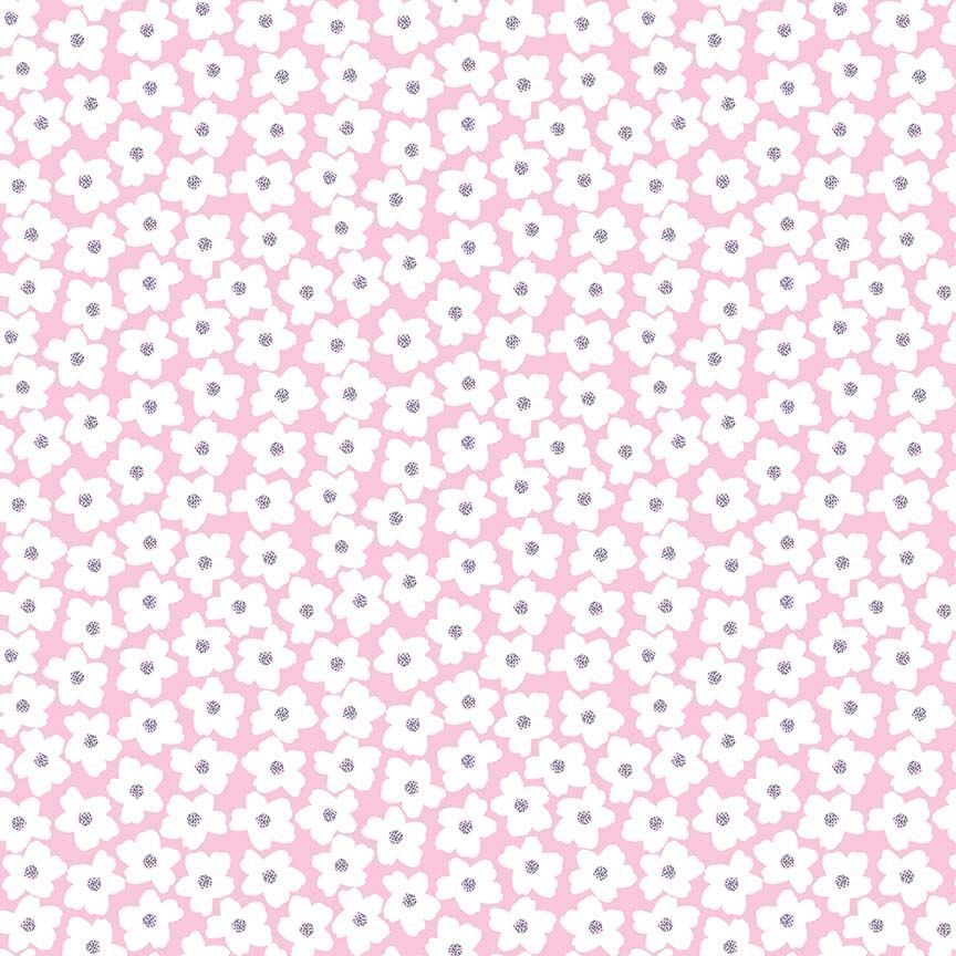 Tissu en coton Petal Power - 44"/45" par yard