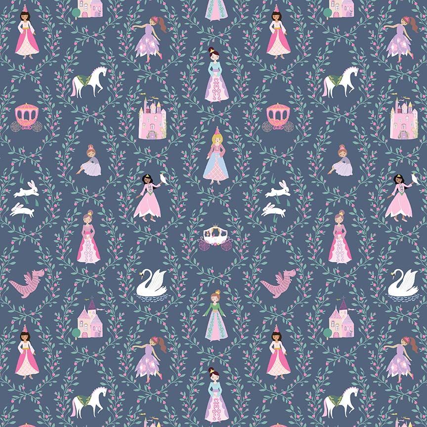 Tissu en coton Princess Trellis - 44"/45" par yard