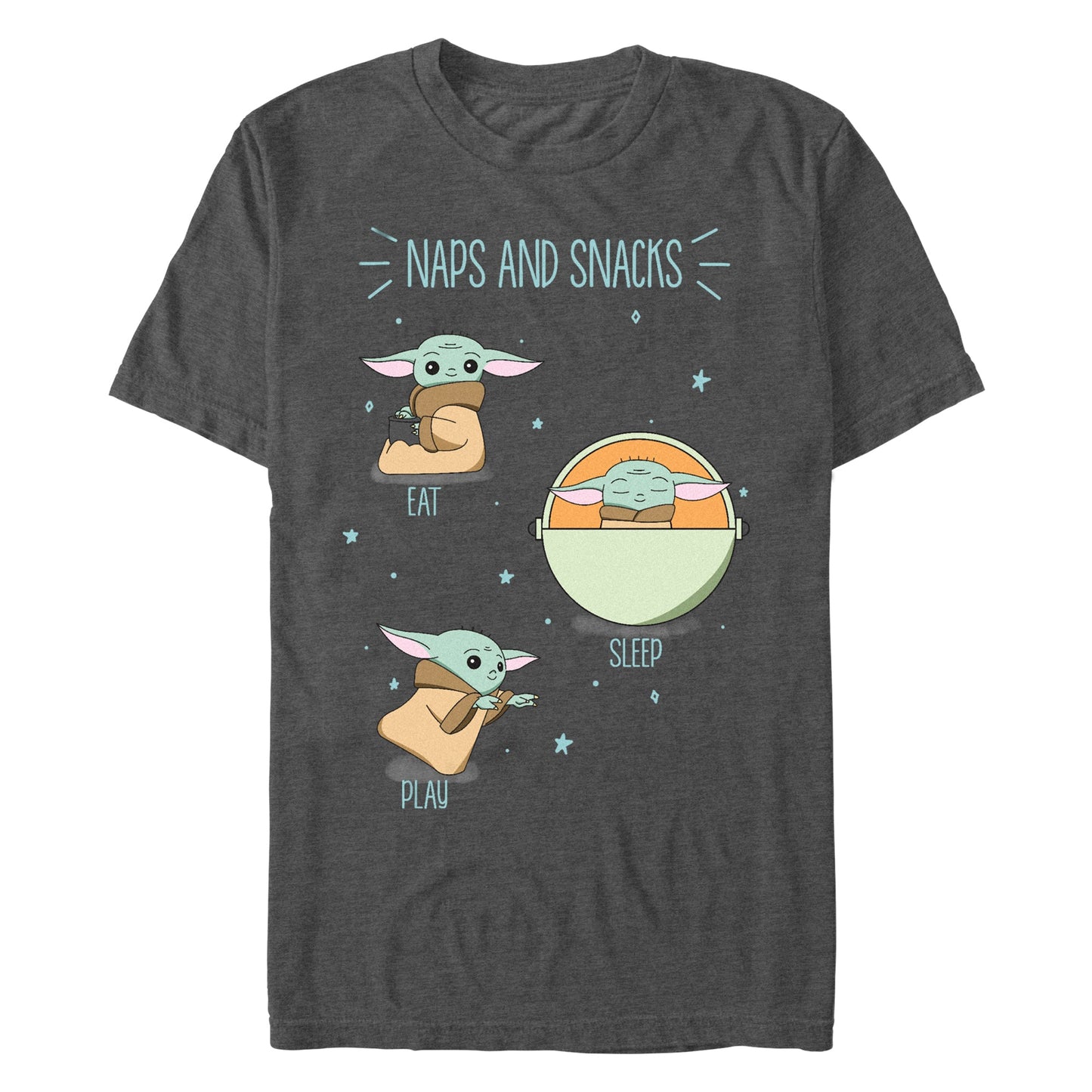 T-shirt Yoda Snack Star Wars pour homme
