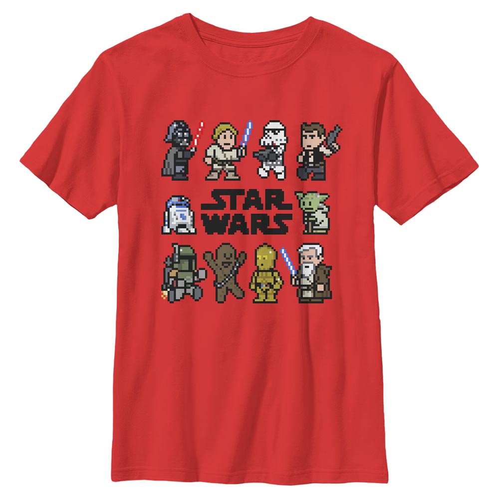 T-shirt Pixel Wars Star Wars pour garçon