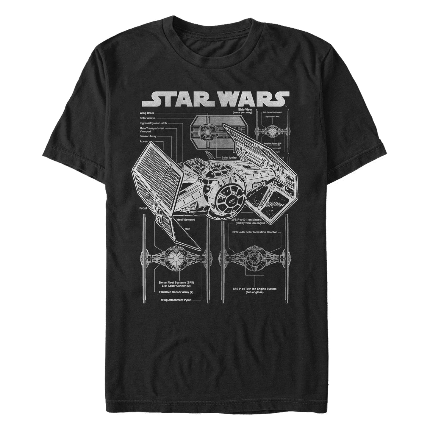 T-shirt Tie Fighter Star Wars pour hommes