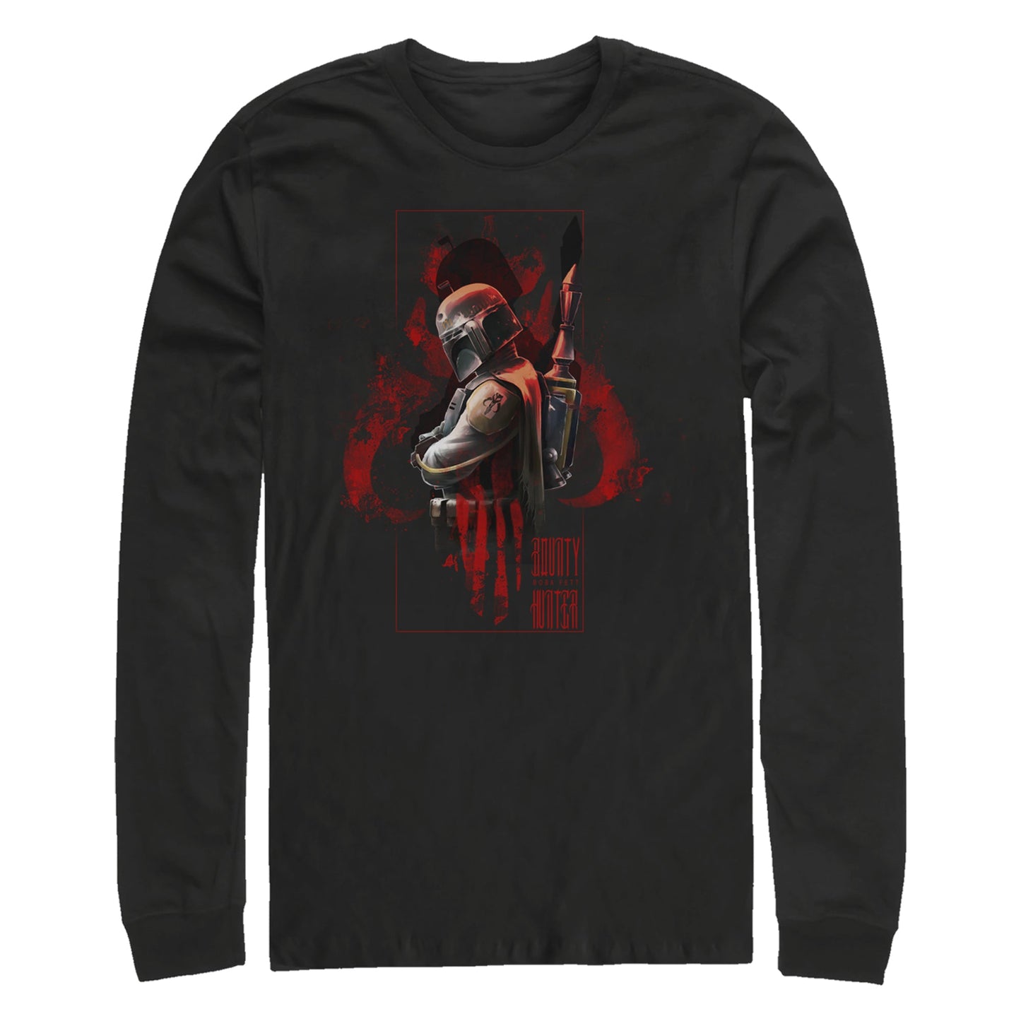 Camiseta de Manga Larga de Cazador de Recompensas de Star Wars para Hombre