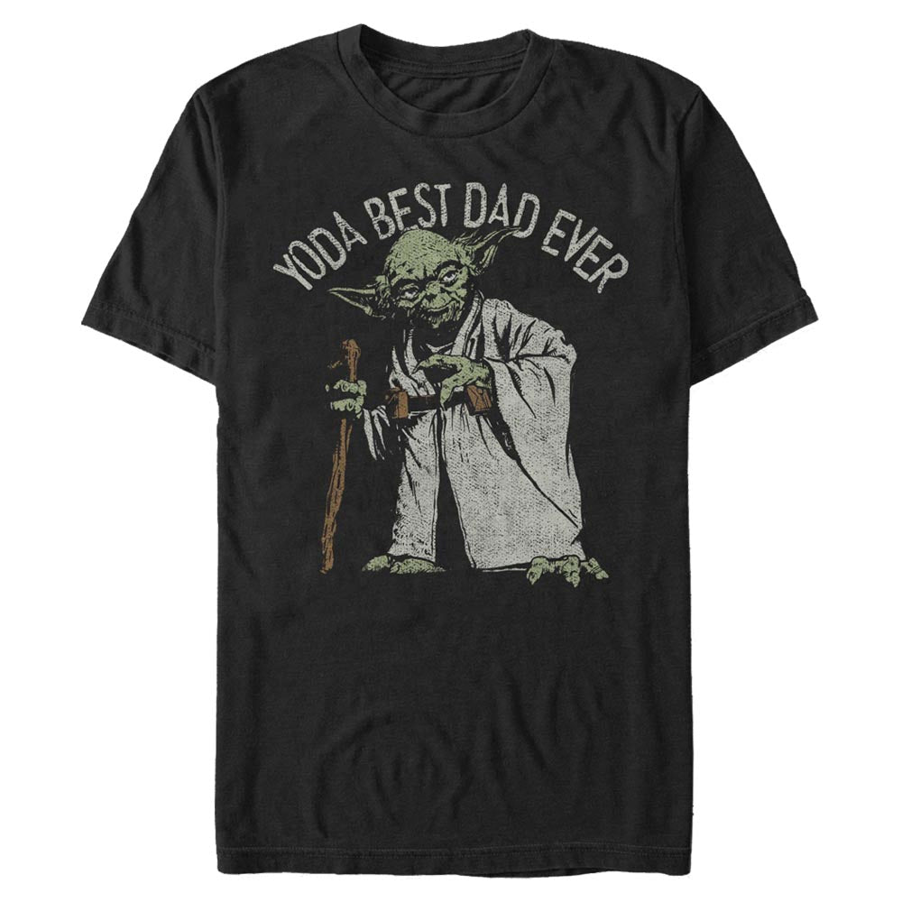 Men's Star Wars Yoda Best Dad Ever T-Shirt
