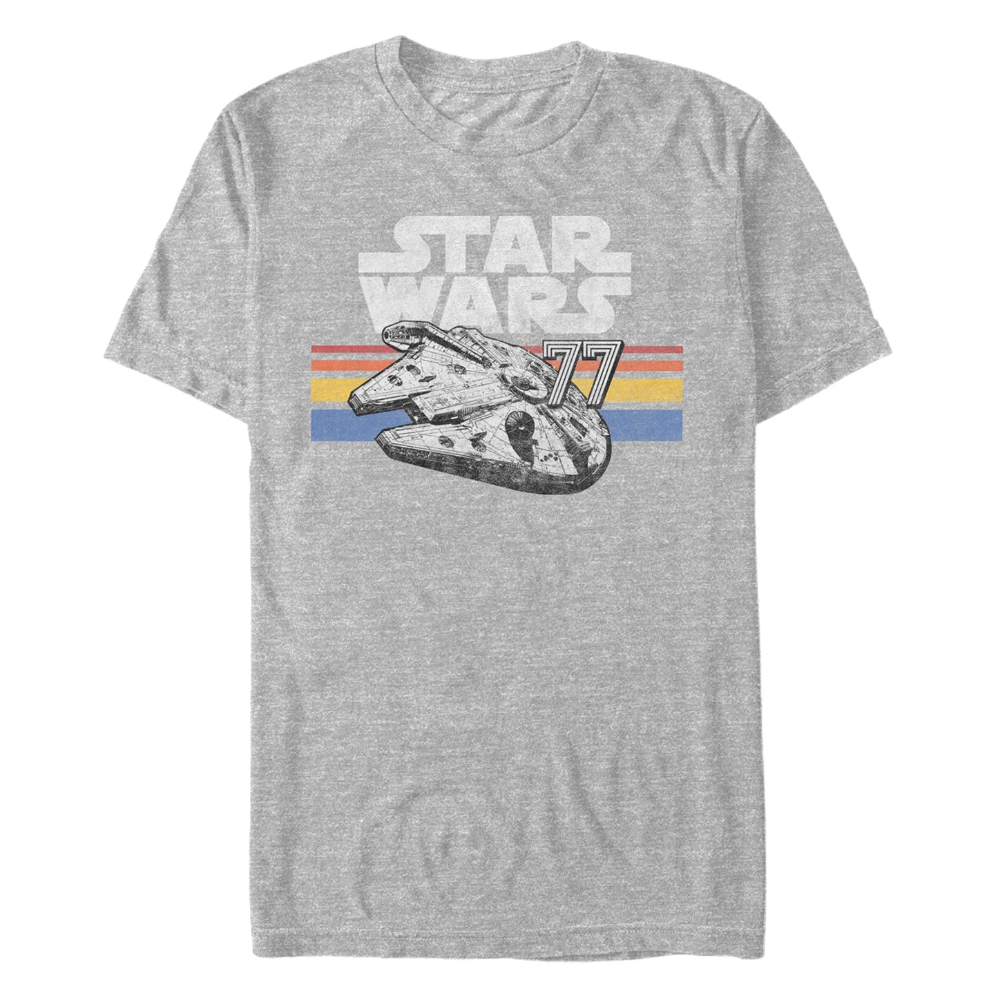 T-shirt Vintage Falcon Stripes Star Wars pour hommes