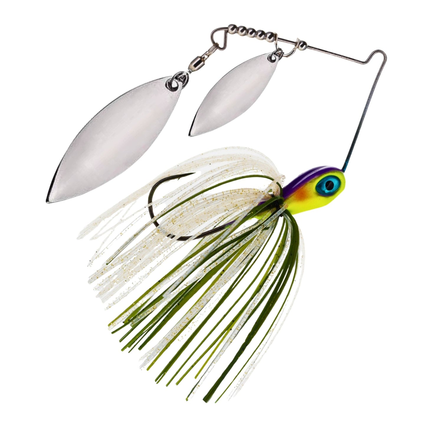Reaction Tackle Double Willow Blade Spinnerbait Jigs – 3-Pack