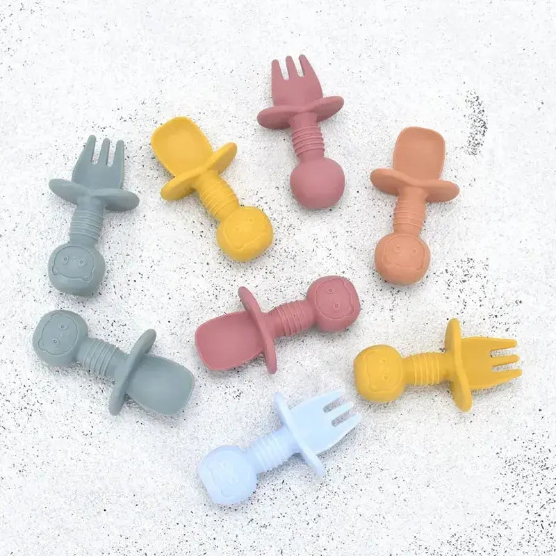 Ensemble de Assiette en Silicone pour Bébé Premium pour une Alimentation Sûre