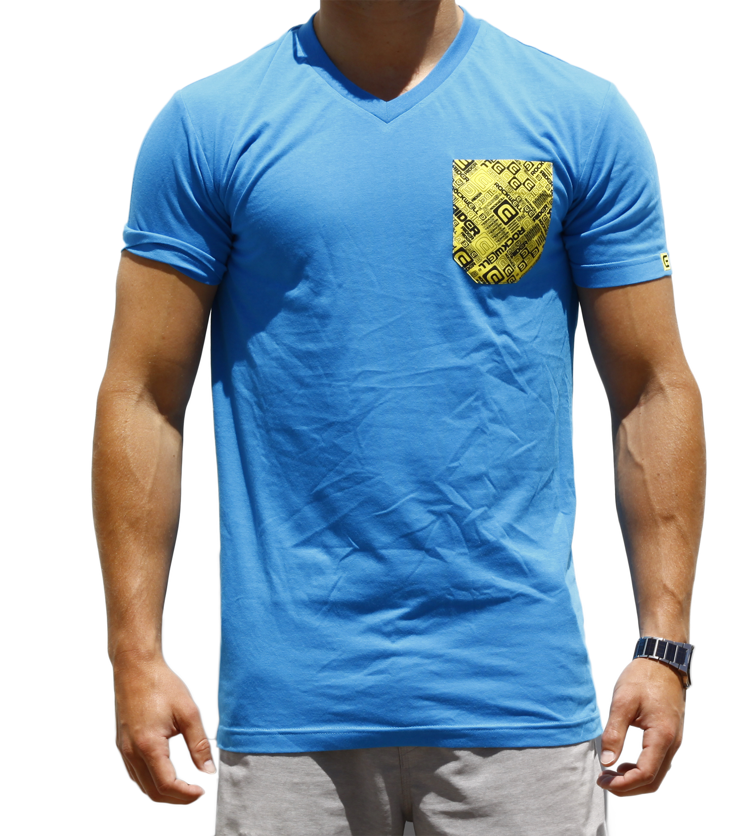 Camiseta de Cuello en V Boss para Hombre
