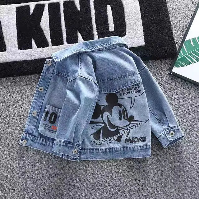 Chaqueta de mezclilla Mickey para niños