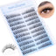 Natural Wispy Cluster Eyelash Extensions by TNFVLONEINS
