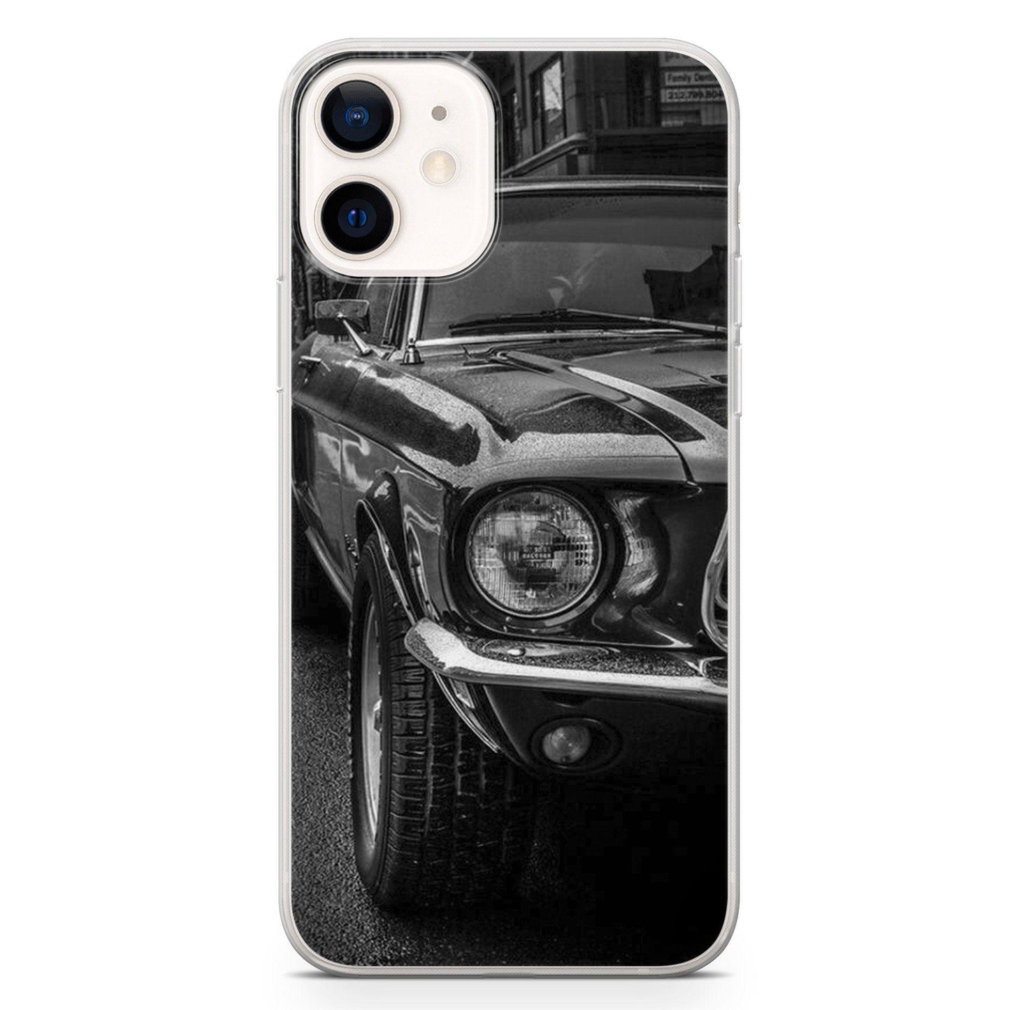 American Cars Transparent Phone Case for iPhone Models