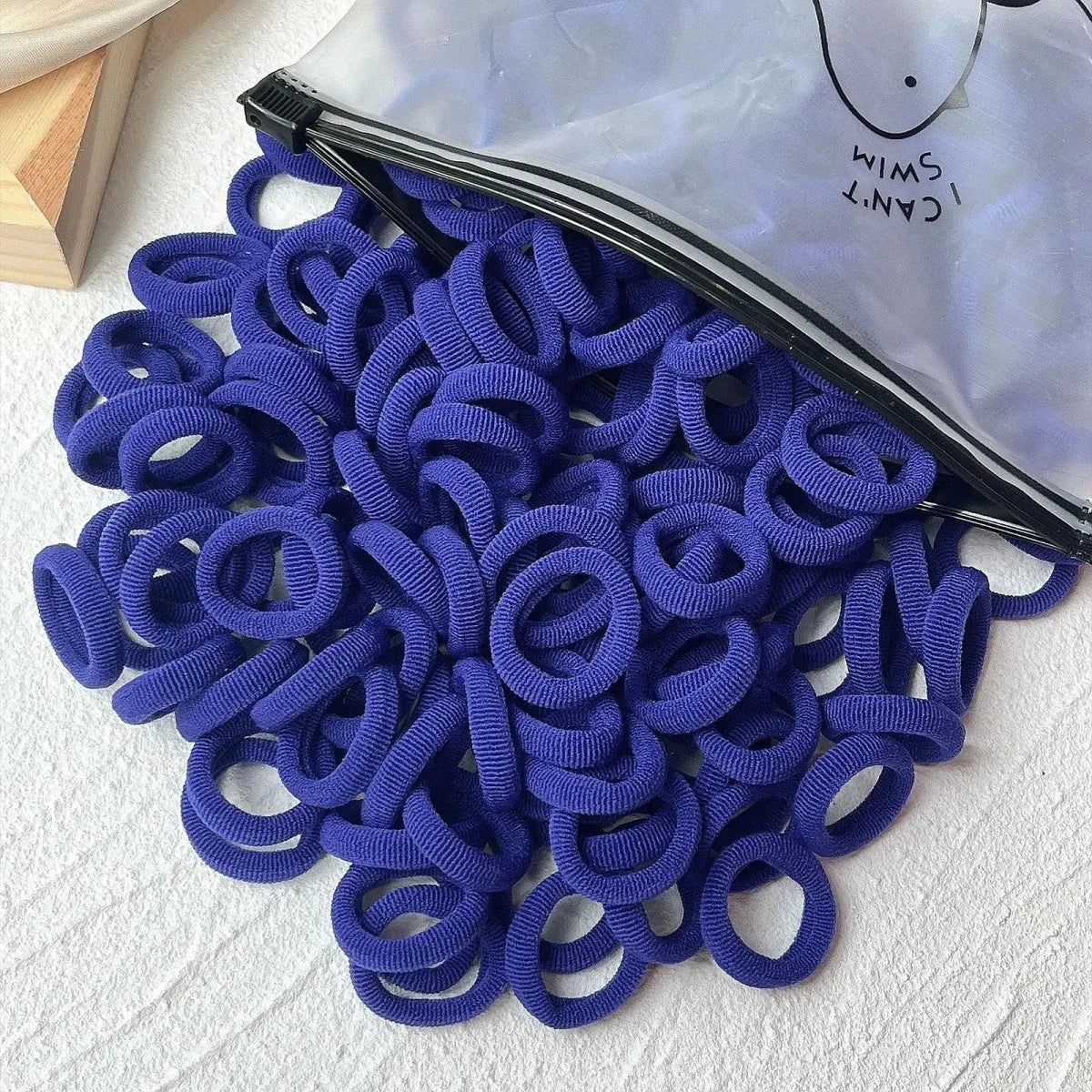 Colorful Kids Elastic Hair Bands - 20/50pcs Set