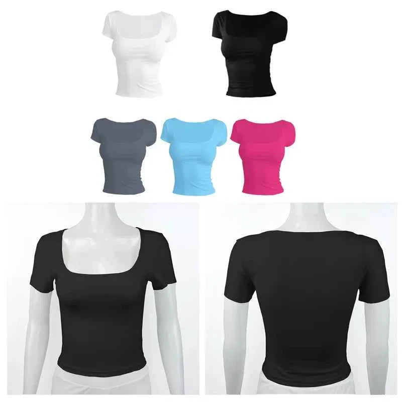 VersaFlex Square Tee: Esencial Elegante y Estiloso para el Verano