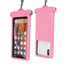 Gray Waterproof Bag for Mobile Phones Up to 6.9 Inches