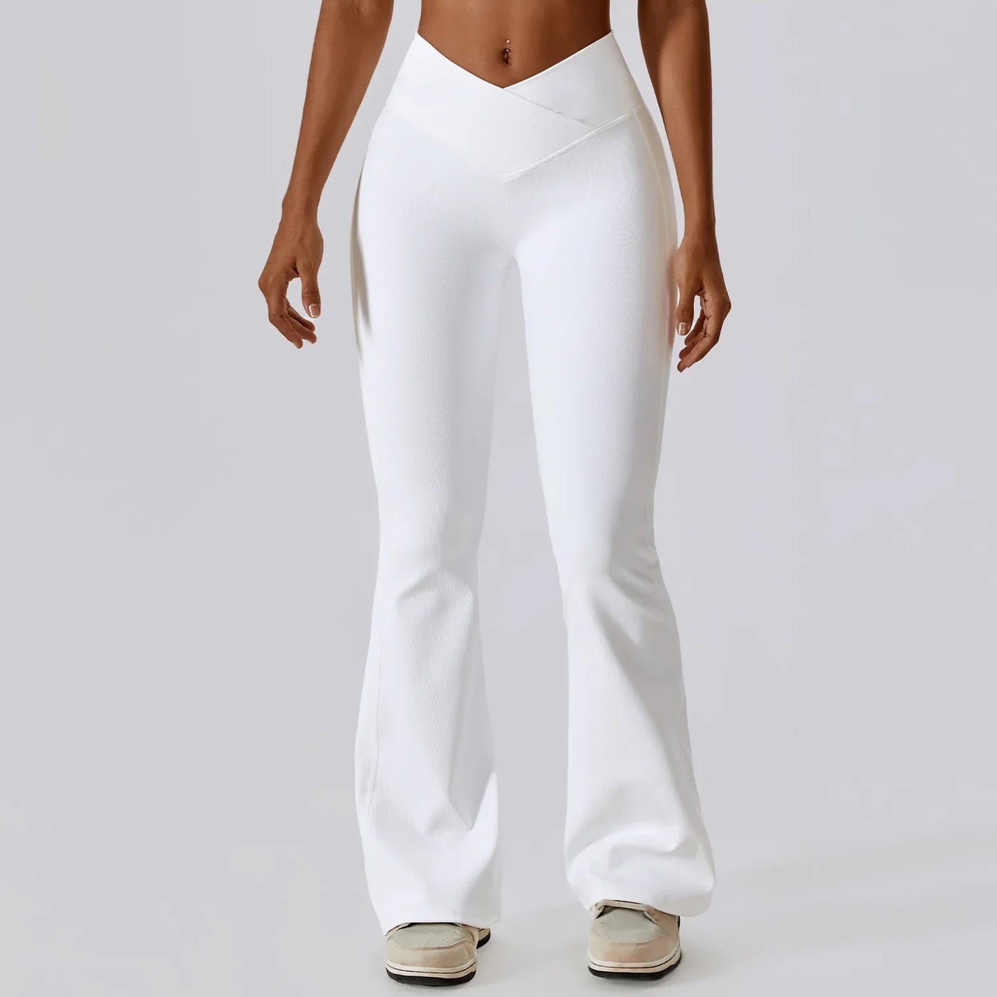 Pantalons de yoga taille haute FlareFit pour femmes