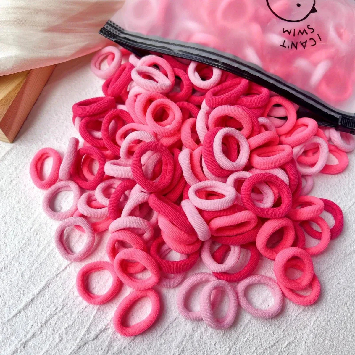 Colorful Kids Elastic Hair Bands - 20/50pcs Set