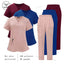 Premium Spandex Scrub Uniform Set - Top & Pants