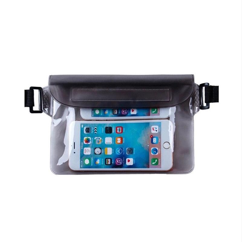Sac à taille étanche avec ceinture ajustable pour téléphones mobiles