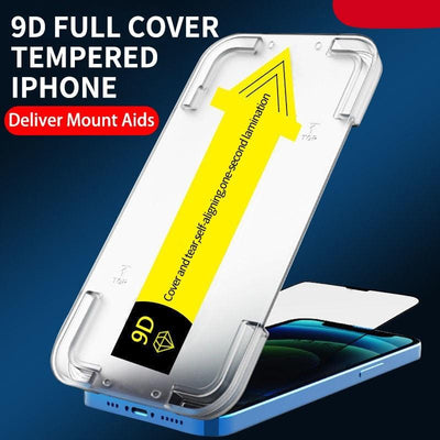 9D Tempered Glass Screen Protector for iPhone Models