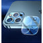 4-Piece Protective Glass Set for iPhone Camera Lenses