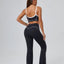 FlareLift Yoga Set: High-Waist Pants & Backless Bra
