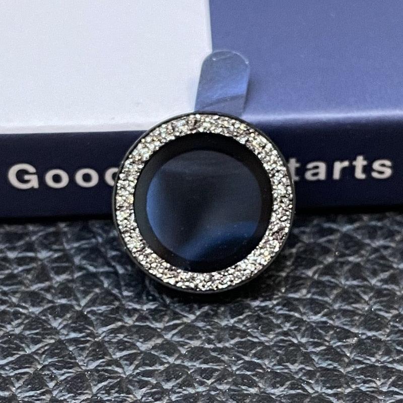 Sparkling Diamond Camera Lens Protector for iPhone 14/13/12/11 Pro Max - Premium Glittering Metal Ring - Korvel