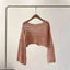 Boho Crochet Knit Crop Top for Summer Beach