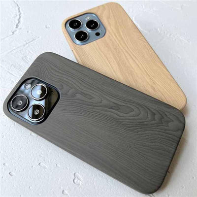 Premium Retro Wooden Texture Phone Case for iPhone