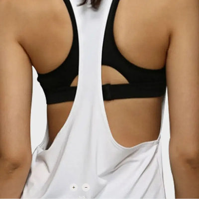Débardeur de sport T-shaped à séchage rapide pour femmes