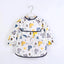 Bavoir imperméable à manches longues premium pour enfants