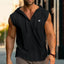 Summer Vibe Hooded Sleeveless Cotton Tank